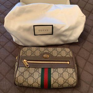 Ophidia GG Supreme Canvas Belt Bag